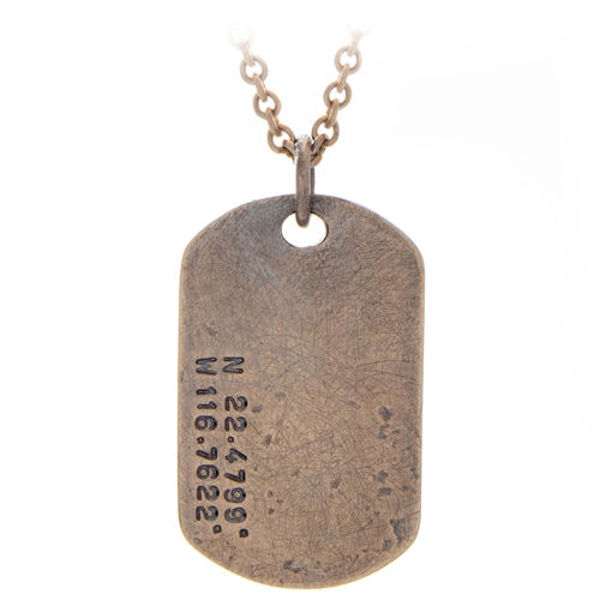 Picture of Gold Mini Dog Tag Necklace