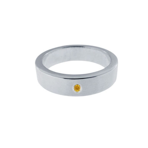 Picture of Sterling Silver Birthstone Ring