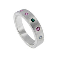 Picture of Sterling Silver Birthstone Ring