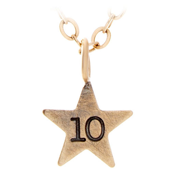 Picture of 14K Gold Star Necklace