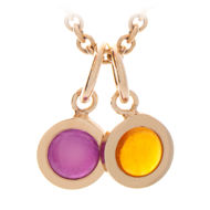 Picture of 14K Gold Cabochon Necklace