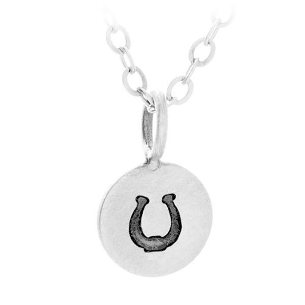 Picture of Silver Horseshoe Charm Necklace