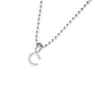 Picture of Sterling Silver Letter/Number Charm Necklace