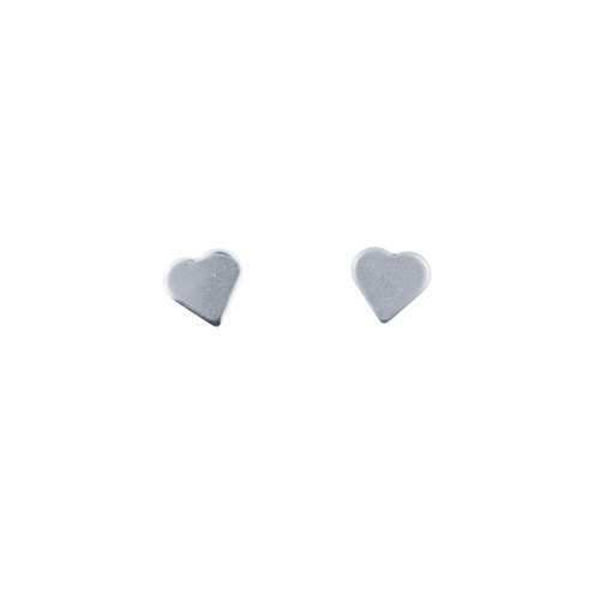 Picture of Sterling Silver Heart Stud Earrings