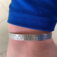 Picture of KIA Bracelet, Men's Silver Cuff, Veteran Memorial Gift