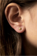 Picture of Gold Star Stud Earring Set