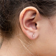 Picture of Gold Lightning Bolt Stud Earring Set