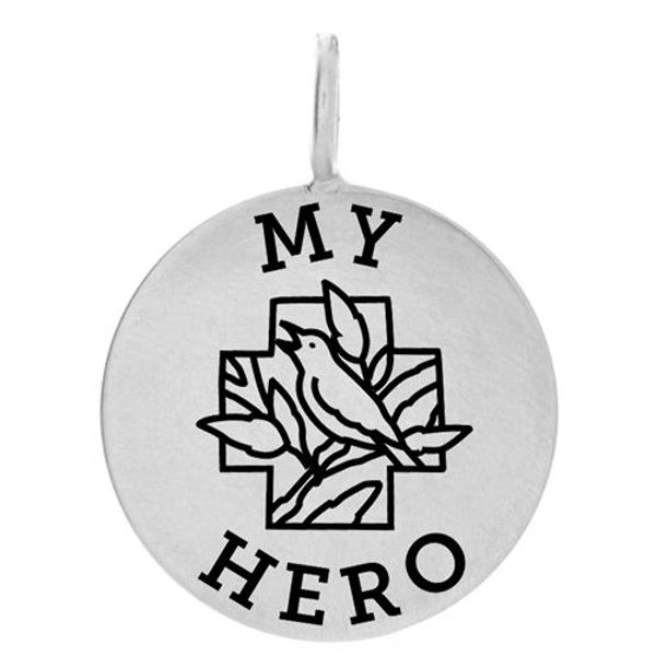 Picture of Nightingale Bird Cross Nurse Charm