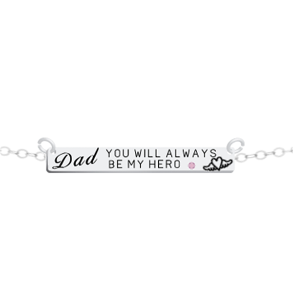Picture of Silver Horizontal Tag